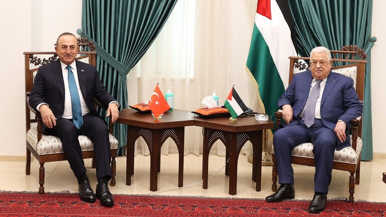 وزير الخارجية التركي يؤكد لعباس دعم الشعب الفلسطيني وحقوقه المشروعة