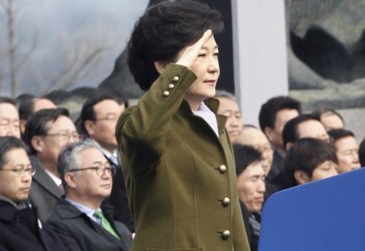 رئيسة كوريا الجنوبية الجديدة تهاجم بيونغ يانغ  أثناء مراسم التنصيب