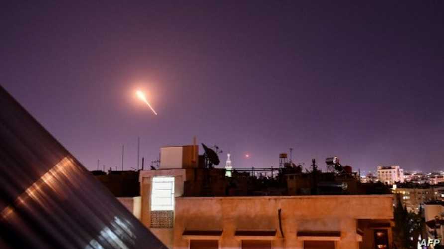 قصف صاروخي إسرائيلي يستهدف محيط دمشق للمرة الثالثة في اسبوع