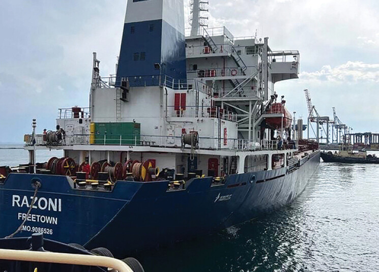 وصول أول سفينة حبوب أوكرانية إلى السواحل التركية في طريقها الى لبنان